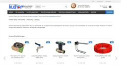 Desktop Screenshot of haustechnik-shop-kuchar.de