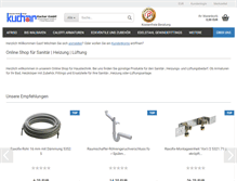 Tablet Screenshot of haustechnik-shop-kuchar.de
